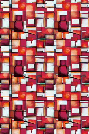 几何印花华亿平台图片