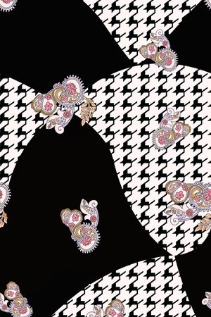 几何印花华亿平台图片