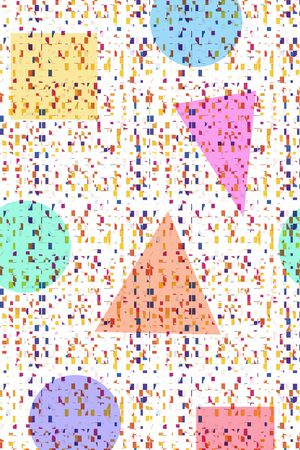 几何印花华亿平台图片