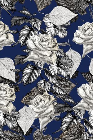 玫瑰花印花华亿平台图片