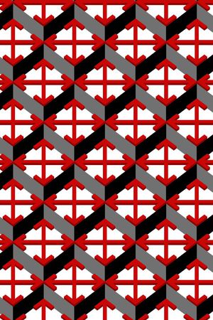 几何印花华亿平台图片