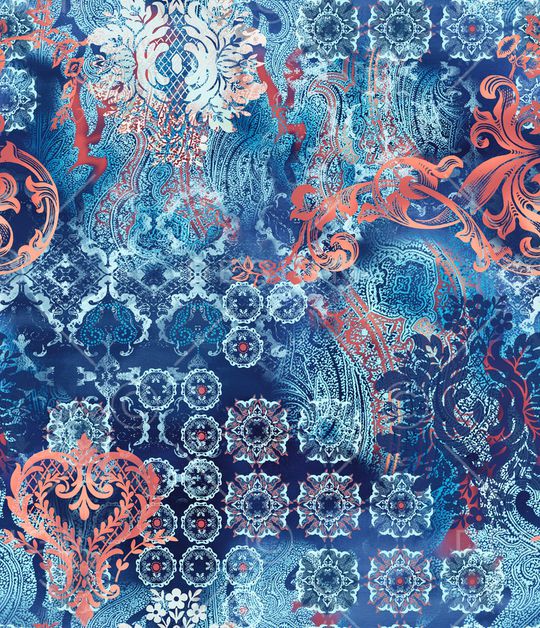 大牌风印花华亿平台图片