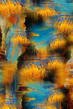 抽象印花华亿平台图片