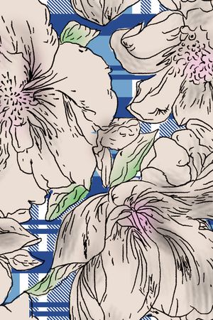 线条印花华亿平台图片