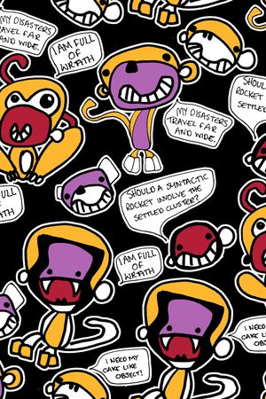 猴子印花华亿平台图片