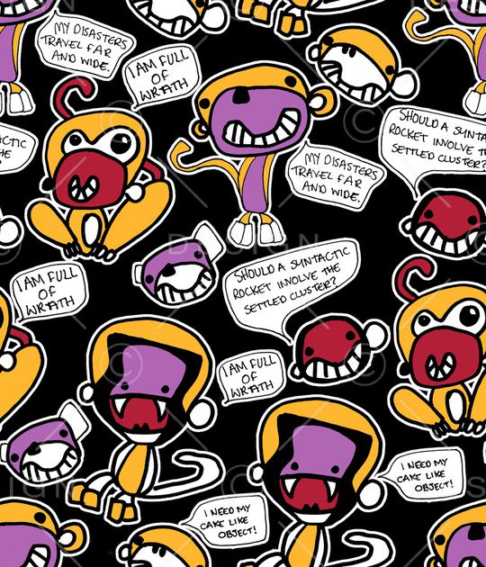 猴子印花华亿平台图片