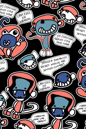 猴子印花华亿平台图片