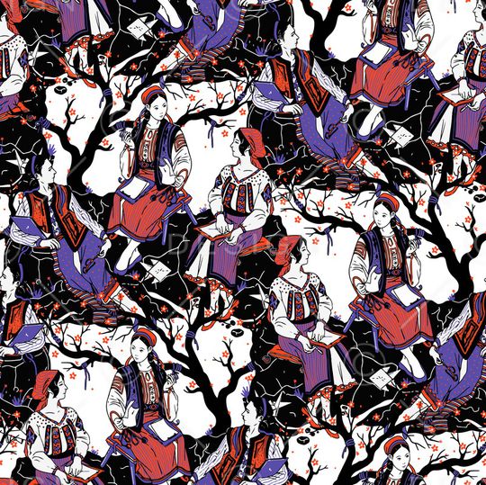 笔触印花华亿平台图片