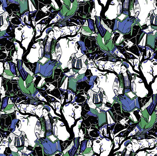 少女印花华亿平台图片