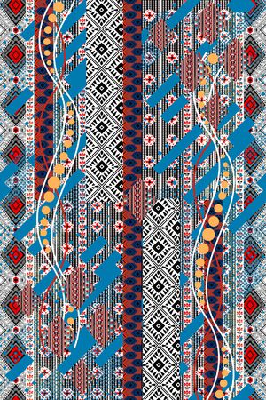 几何印花华亿平台图片