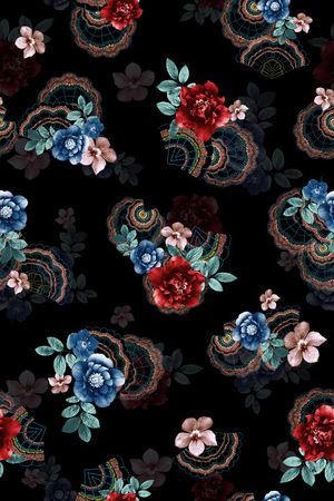 女装印花华亿平台图片