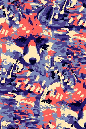 狐狸印花华亿平台图片