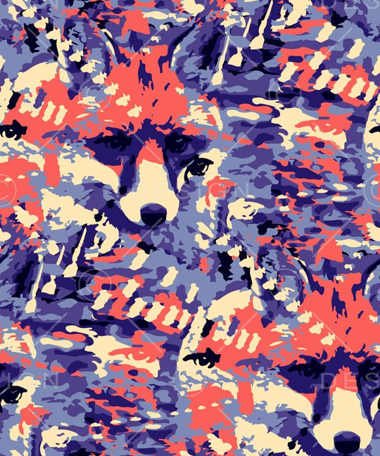 狐狸印花华亿平台图片