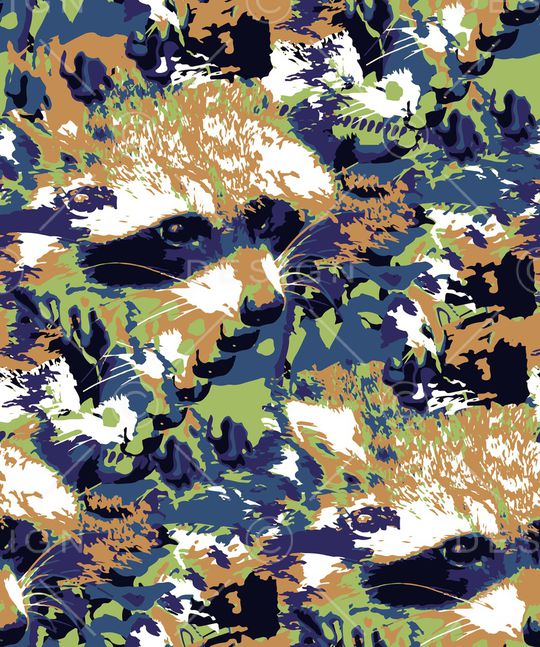 狐狸印花华亿平台图片