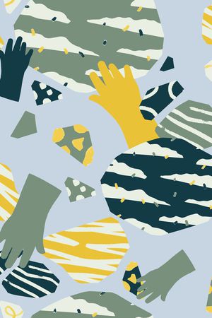 卡通人物印花华亿平台图片