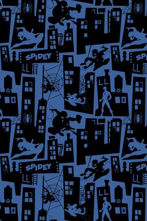 卡通人物印花华亿平台图片