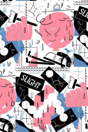 卡通人物印花华亿平台图片