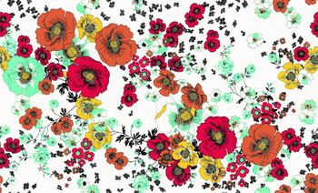 鲜花印花华亿平台图片