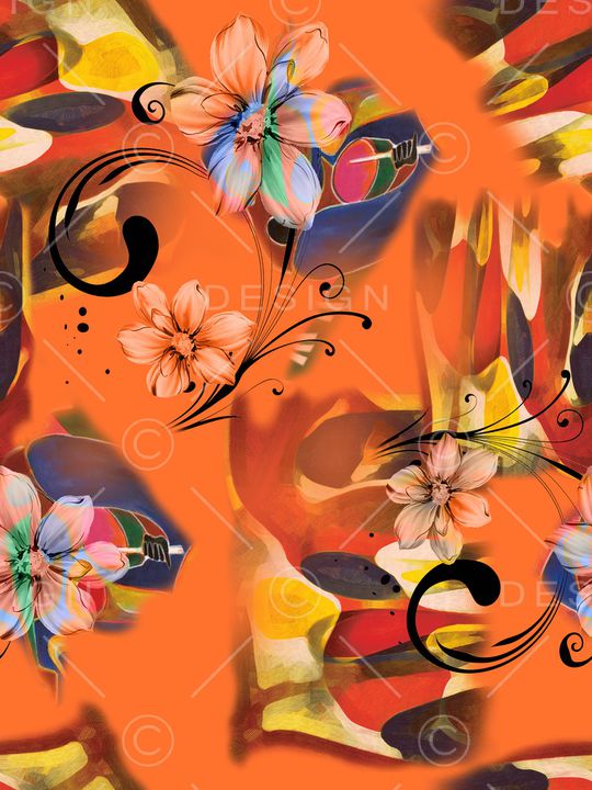 线条印花华亿平台图片