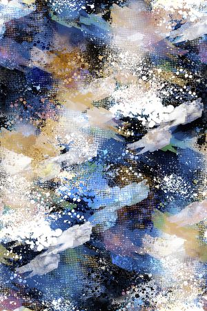 抽象男装印花华亿平台图片