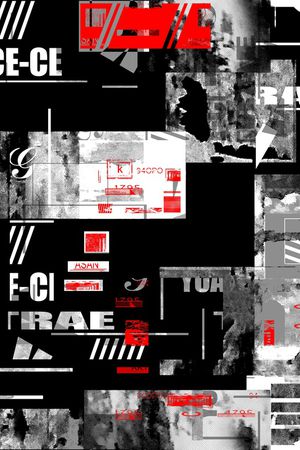 几何印花华亿平台图片