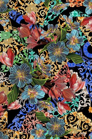 民族风印花华亿平台图片