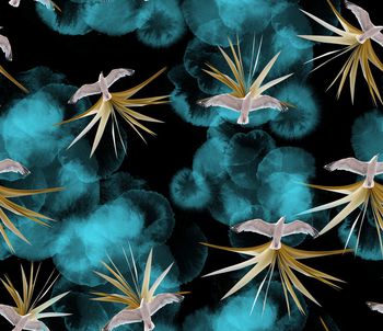 烟雾印花华亿平台图片