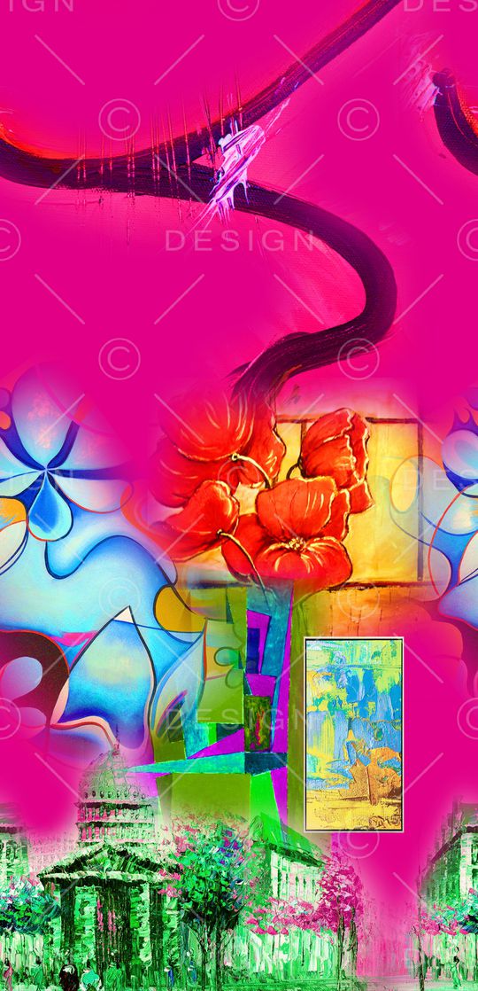 油画华亿平台印花华亿平台图片