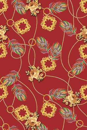 几何印花华亿平台图片