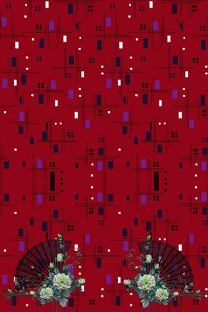 几何印花华亿平台图片