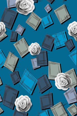 几何印花华亿平台图片