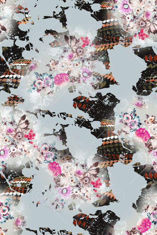 几何印花华亿平台图片