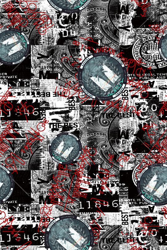 几何印花华亿平台图片