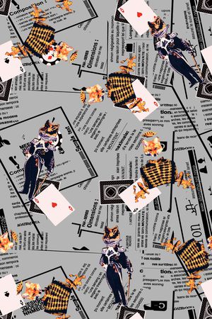 几何印花华亿平台图片