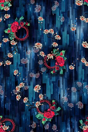 几何印花华亿平台图片