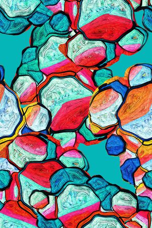 几何印花华亿平台图片