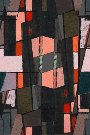 几何印花华亿平台图片