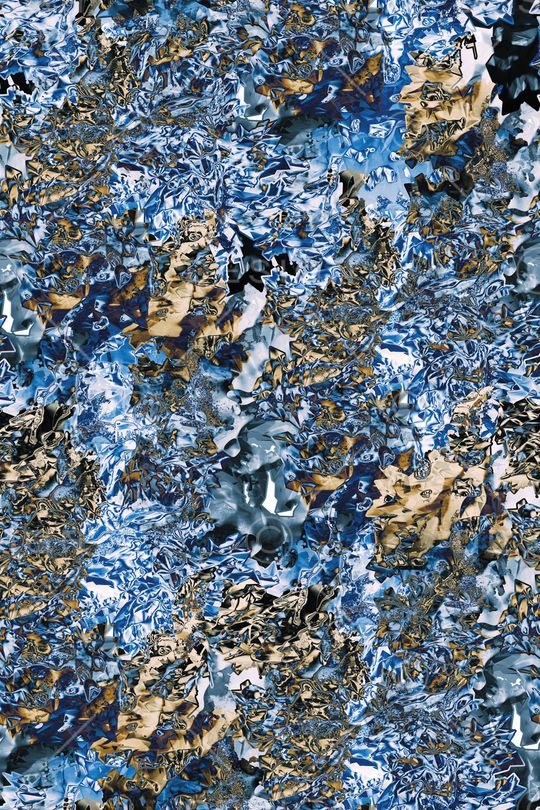 抽象男装印花华亿平台图片