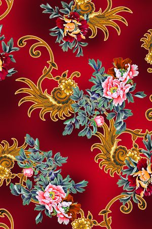 大牌风印花华亿平台图片