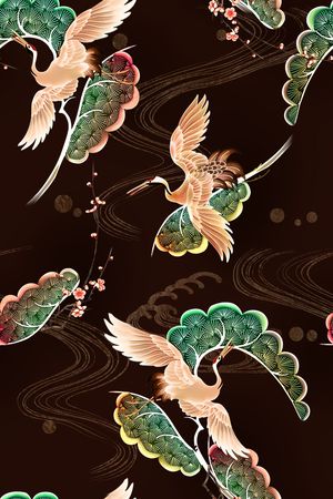 几何印花华亿平台图片