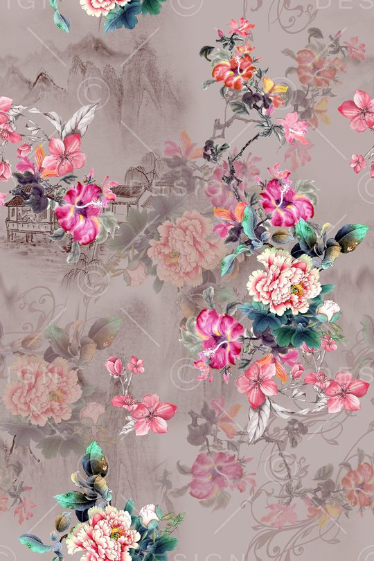 香云纱印花华亿平台图片