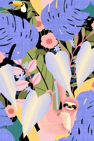 插画印花华亿平台图片