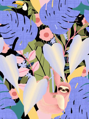 插画印花华亿平台图片