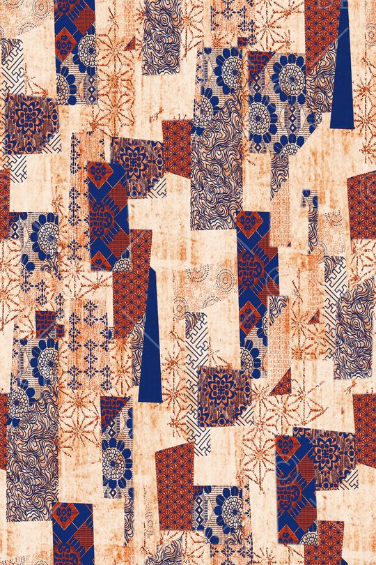 几何印花华亿平台图片