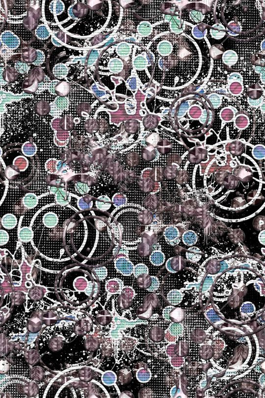 抽象男装印花华亿平台图片