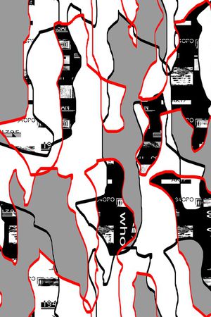 几何印花华亿平台图片