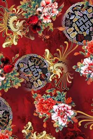 民族风印花华亿平台图片