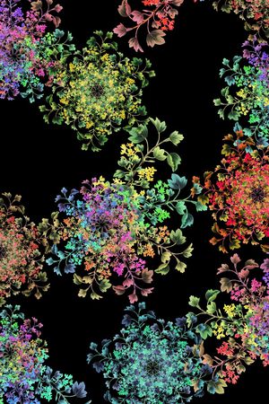 绿植树叶印花华亿平台图片