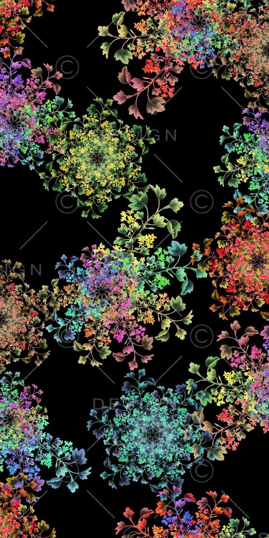 绿植树叶印花华亿平台图片