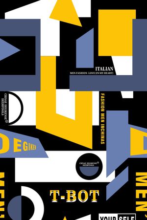 几何印花华亿平台图片